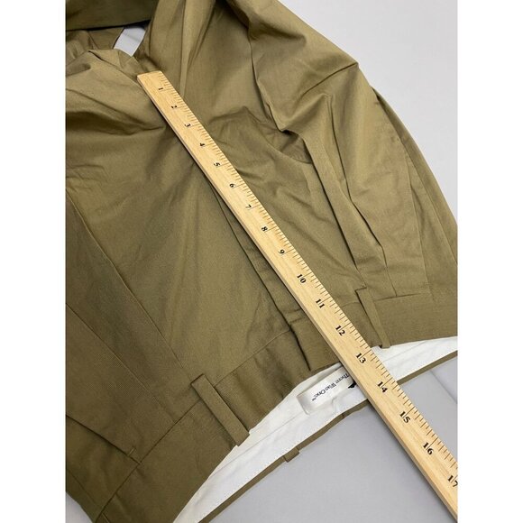 NEW There Was One Pleat Man's Pants Army Green Size 40 Made in Italy Career - Picture 6 of 16